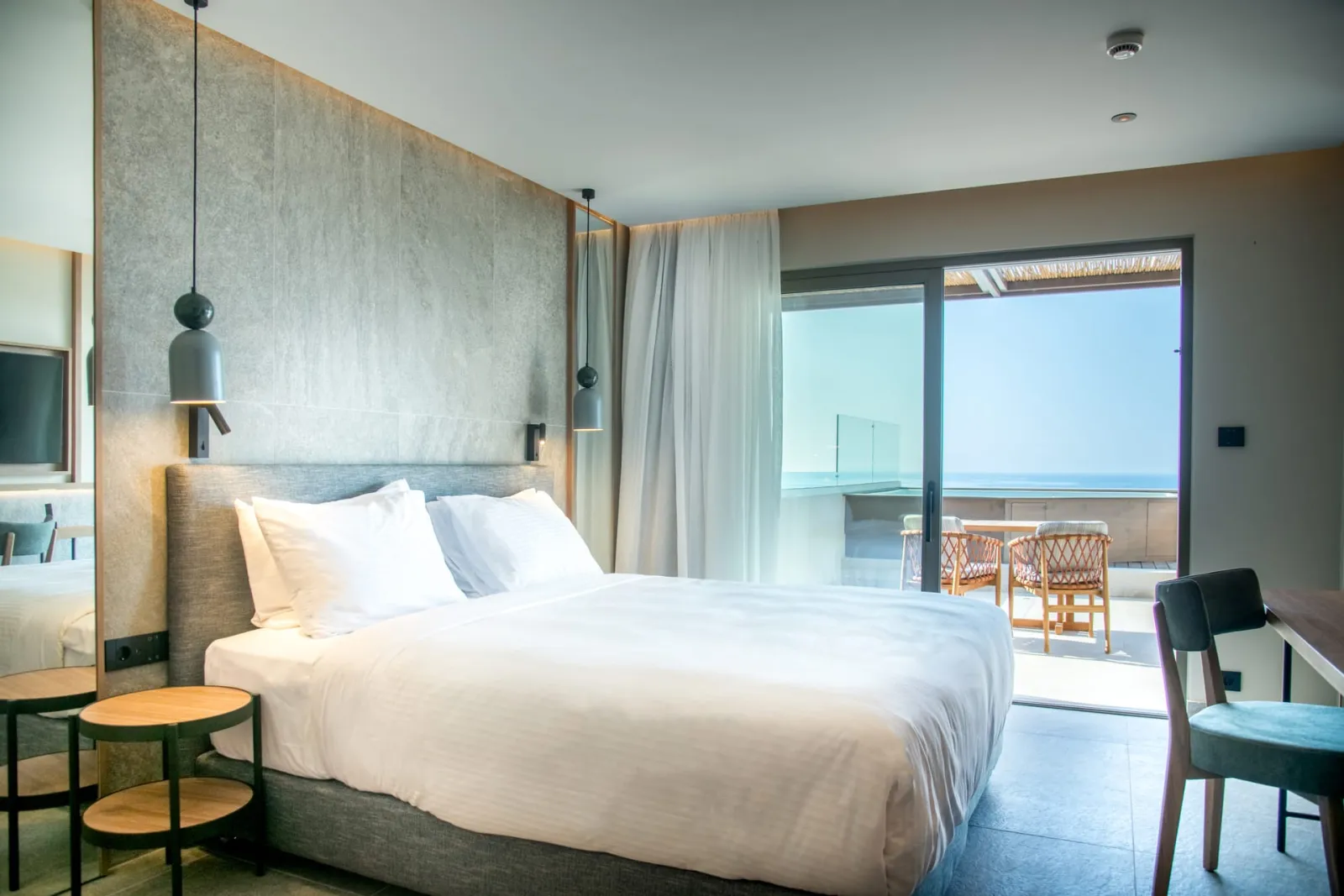 KING MINOS RETREAT Resort & Spa, Kutulufari, Grčka — Classic Double Sea View Outdoor Hot Tub
