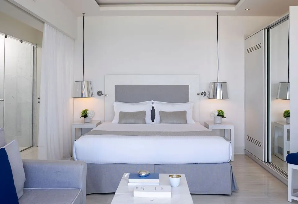Knossos Beach Bungalows Suites Resort & Spa, Gurnes, Grčka — Suite Resort View with Beach Cabana