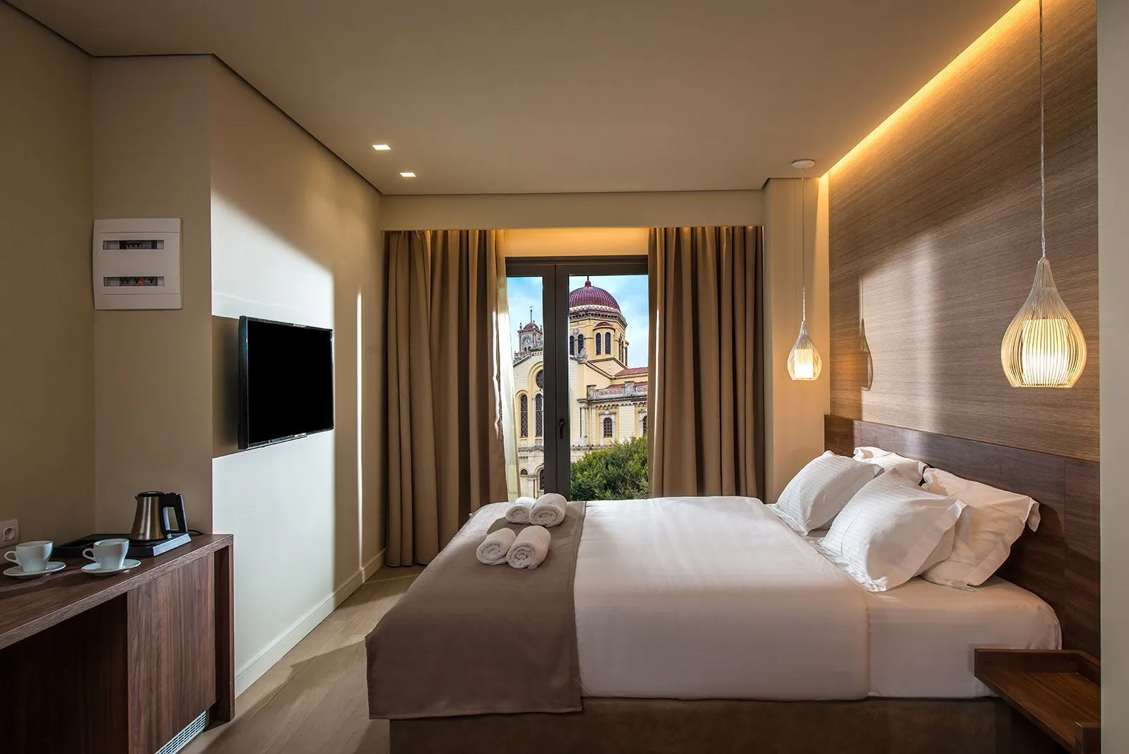 Metropole Urban Hotel, Iraklion, Grčka — Standard Room with City View