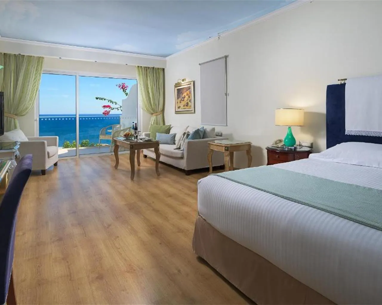 Atrium Prestige Thalasso Spa Resort & Villas, Rodos, Grčka — Junior Suite Single Deluxe Sea View