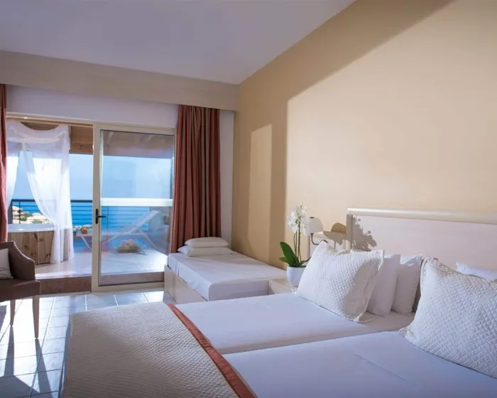 Blue Bay Resort Hotel, Ligaria, Grčka — Double Room Executive Main Building Outdoor Jacuzzi/Renovated Sea View