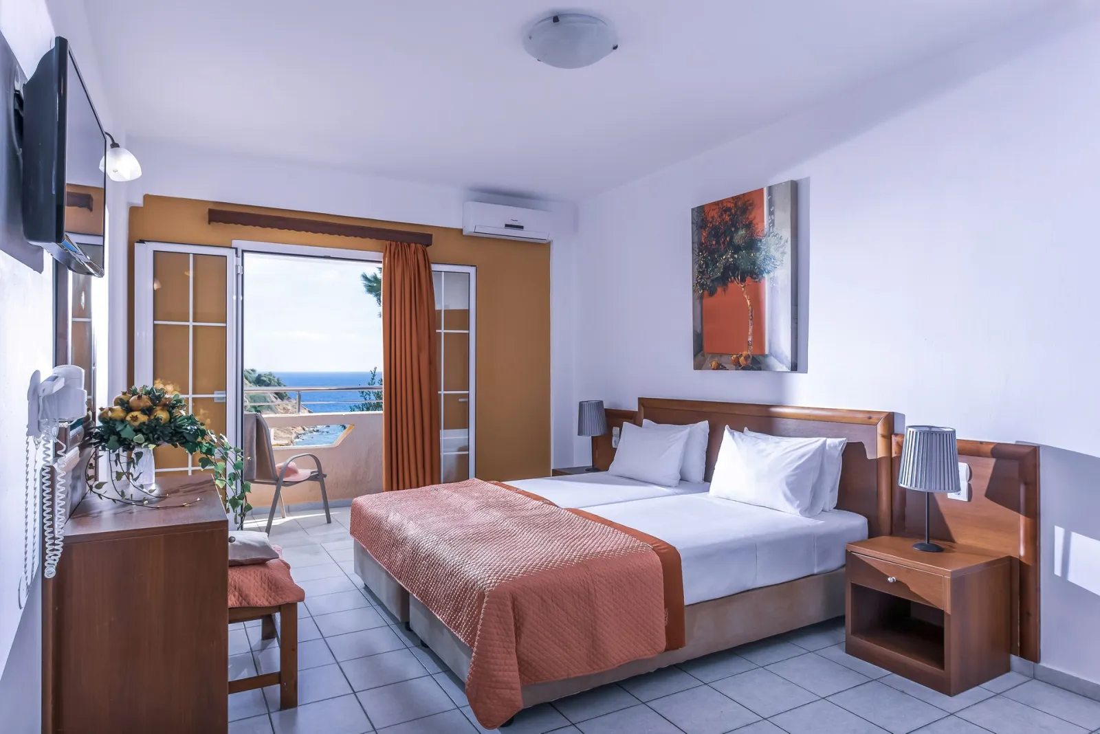 Blue Bay Resort Hotel, Ligaria, Grčka — Double Room with Garden or Side Sea View [Annex]