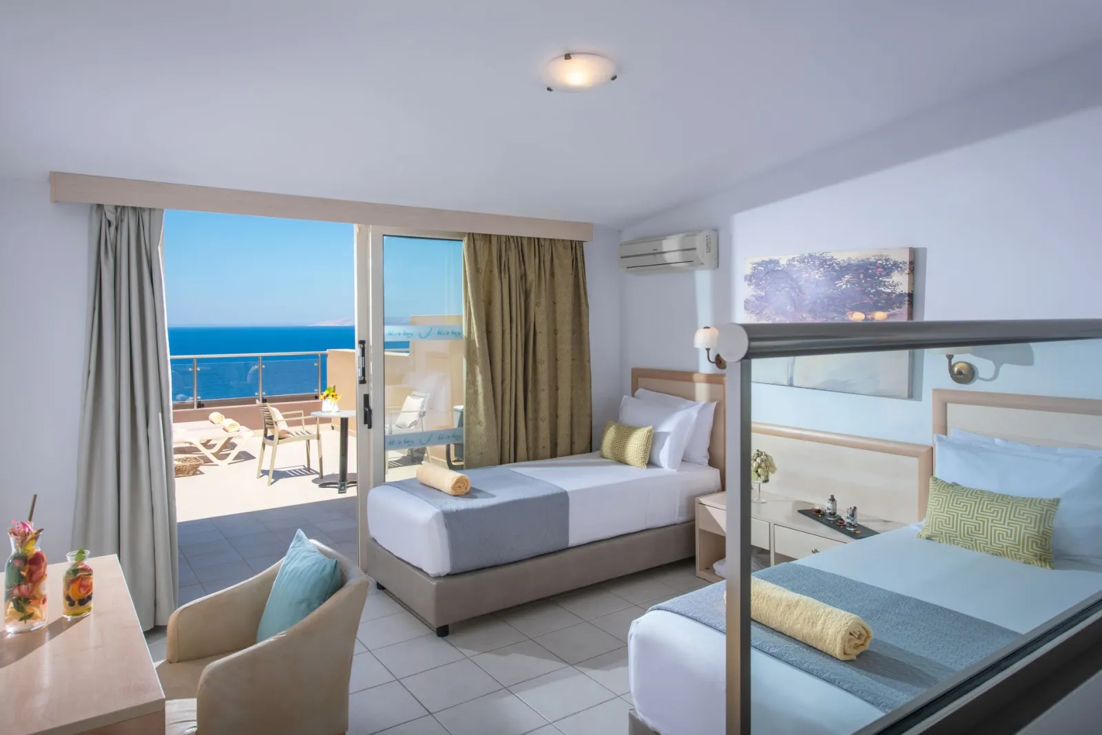 Blue Bay Resort Hotel, Ligaria, Grčka — Family Suite Sea View 2-bedrooms