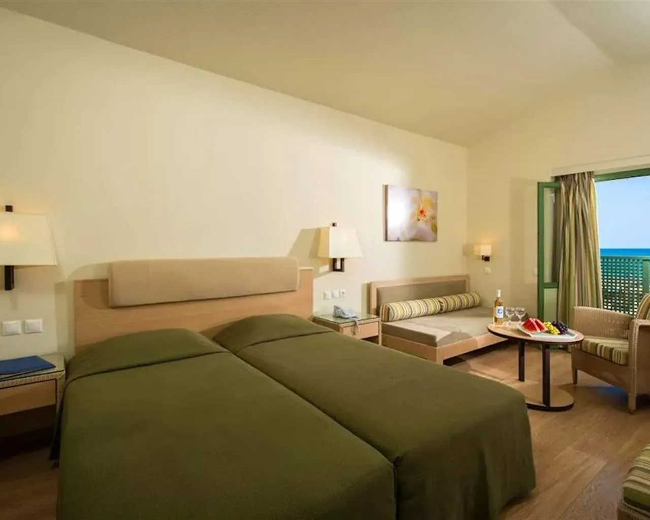 Silva Beach Hotel, Kutulufari, Grčka — Double Room