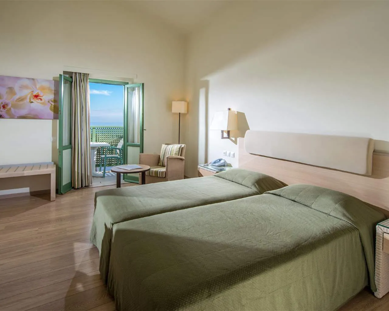 Silva Beach Hotel, Kutulufari, Grčka — Double Room Double Room Side Sea View