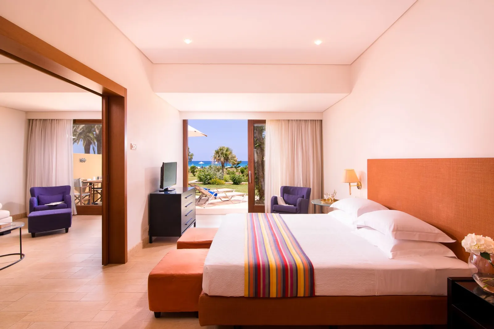 Kernos Beach Hotel & Bungalows, Malia, Grčka — Superior Hotel / Bungalow Suite Sea View