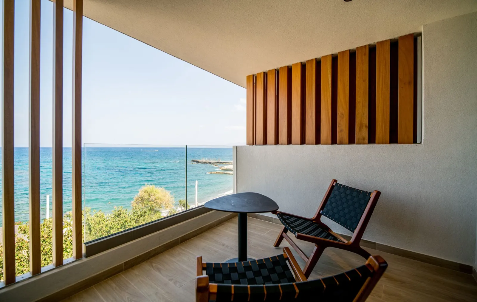 Akasha Beach Hotel & Spa, Kutulufari, Grčka — Dazzling Blue Sea View