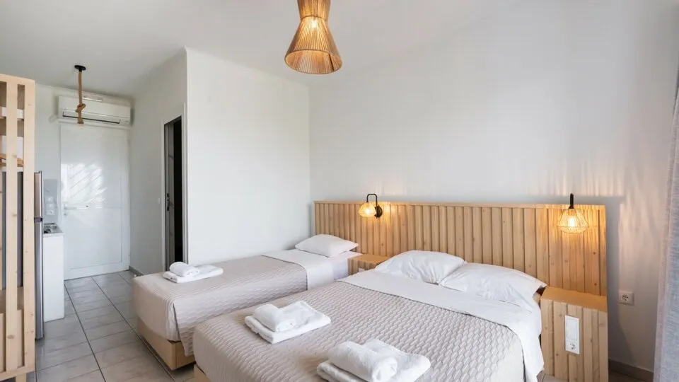 Kastro Maistro, Agios Ioannis Lefkada, Grčka — Deluxe Studio