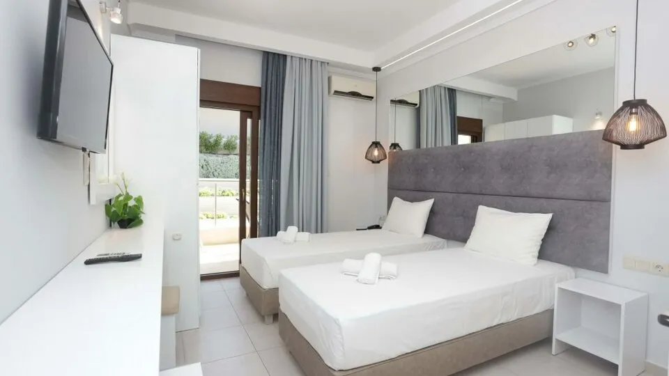 Anna Maria Paradise, Pefkohori, Grčka — Superior double/twin room garden view