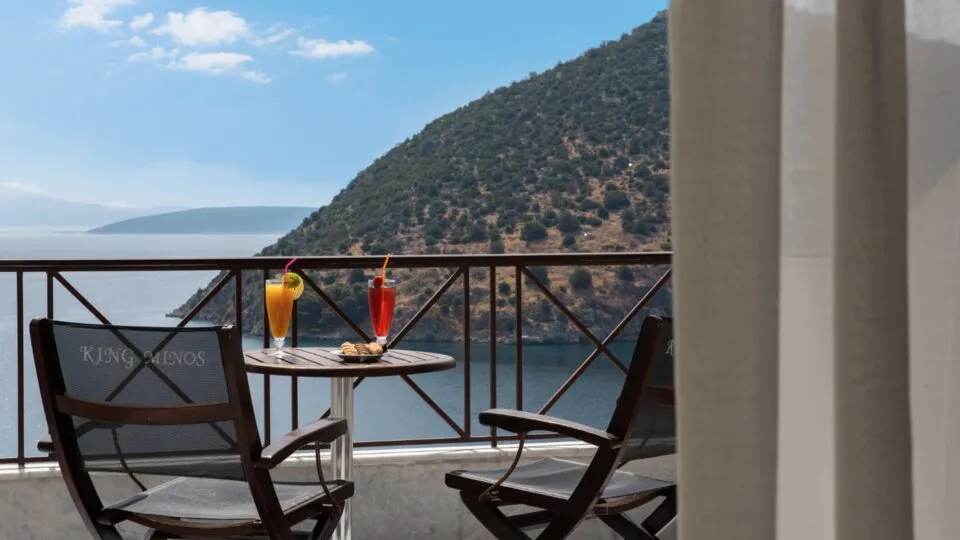 King Minos, Tolo, Grčka — Superior Room Sea View