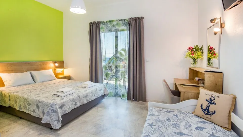 Marti Resort, Skala Sotiros, Grčka — Standard room sea view for 3 persons*