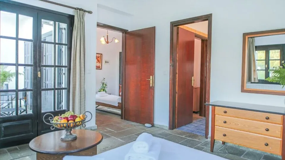 Pilio Sea Horizon, Cagarada, Grčka — One bedroom family room garden view