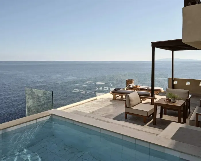 Seaside a Lifestyle Resort Adults Only, Ligaria, Grčka — Suite  Loft Private Pool Suite
