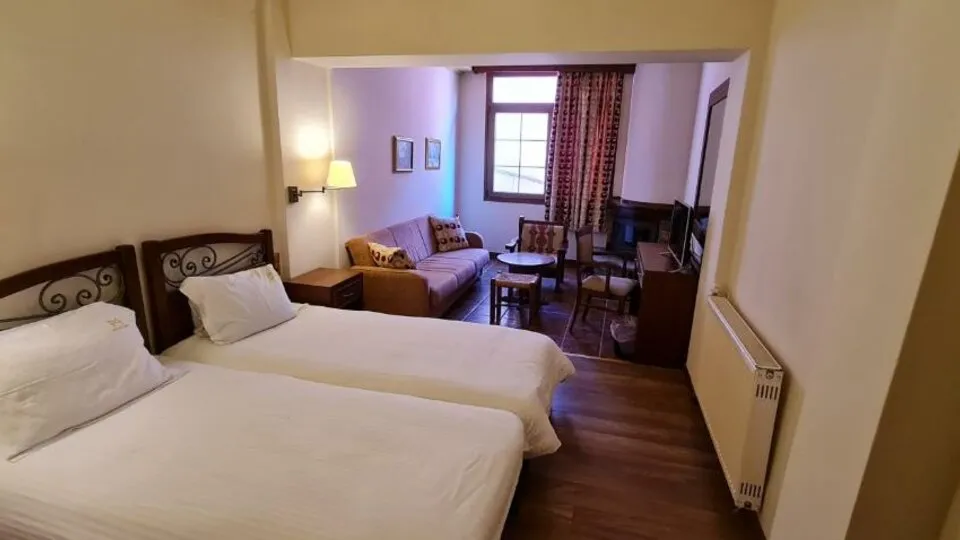 Manthos Mountain Reasort & Spa, Hanja – Pilion, Grčka — Standard Room With Fireplace