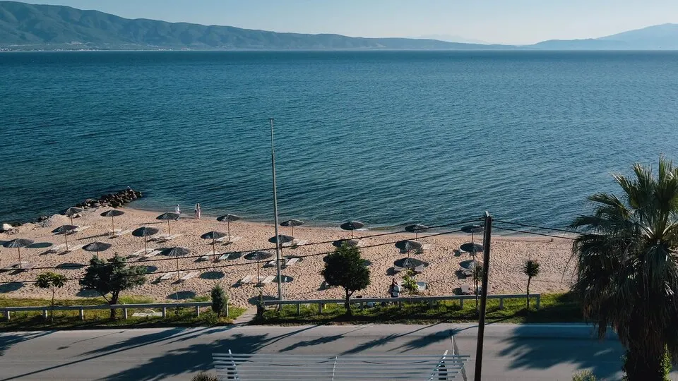 Calma Beach, Stavros, Grčka — fotografija 2