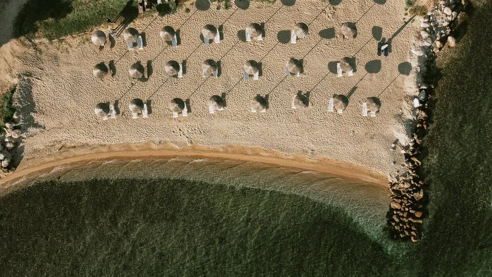 Calma Beach, Stavros, Grčka — fotografija 8