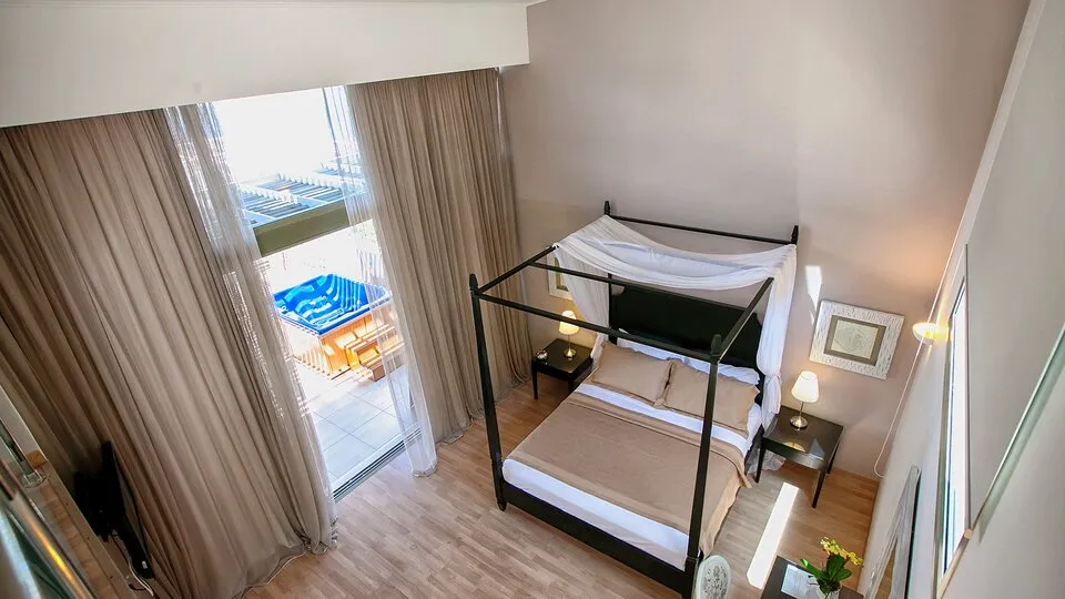 San Nicolas Resort, Mikros Jalos, Grčka — Family Suite With outdoor Jacuzzi