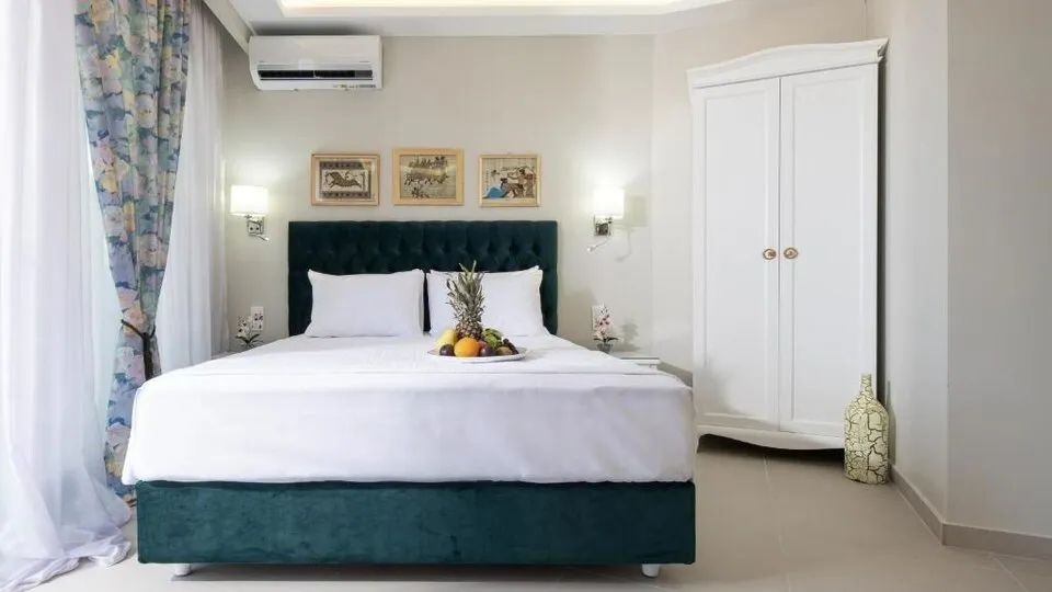 Light Blue Luxury Apartments, Nea Kalikratija, Grčka — Double Room with Balcony