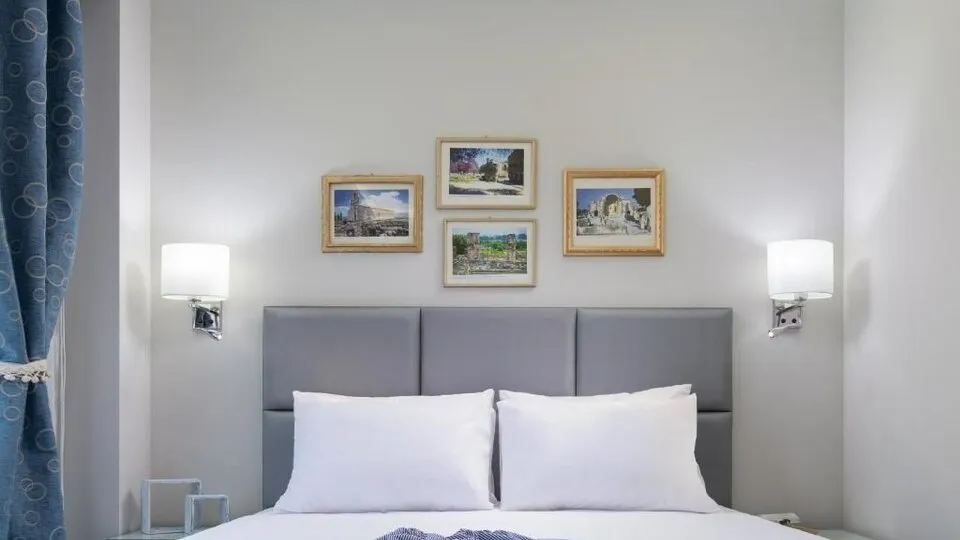 Light Blue Luxury Apartments, Nea Kalikratija, Grčka — Double Room with Yard