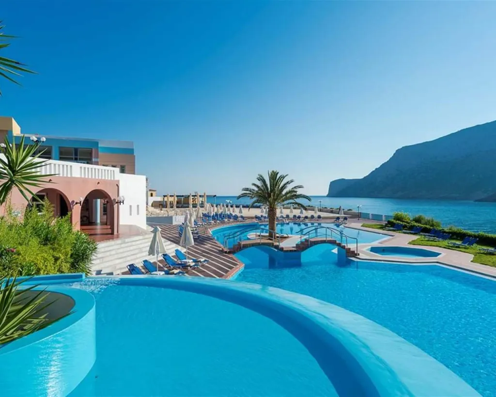 Fodele Beach and Waterpark Holiday Resort, Fodele, Grčka — plaža