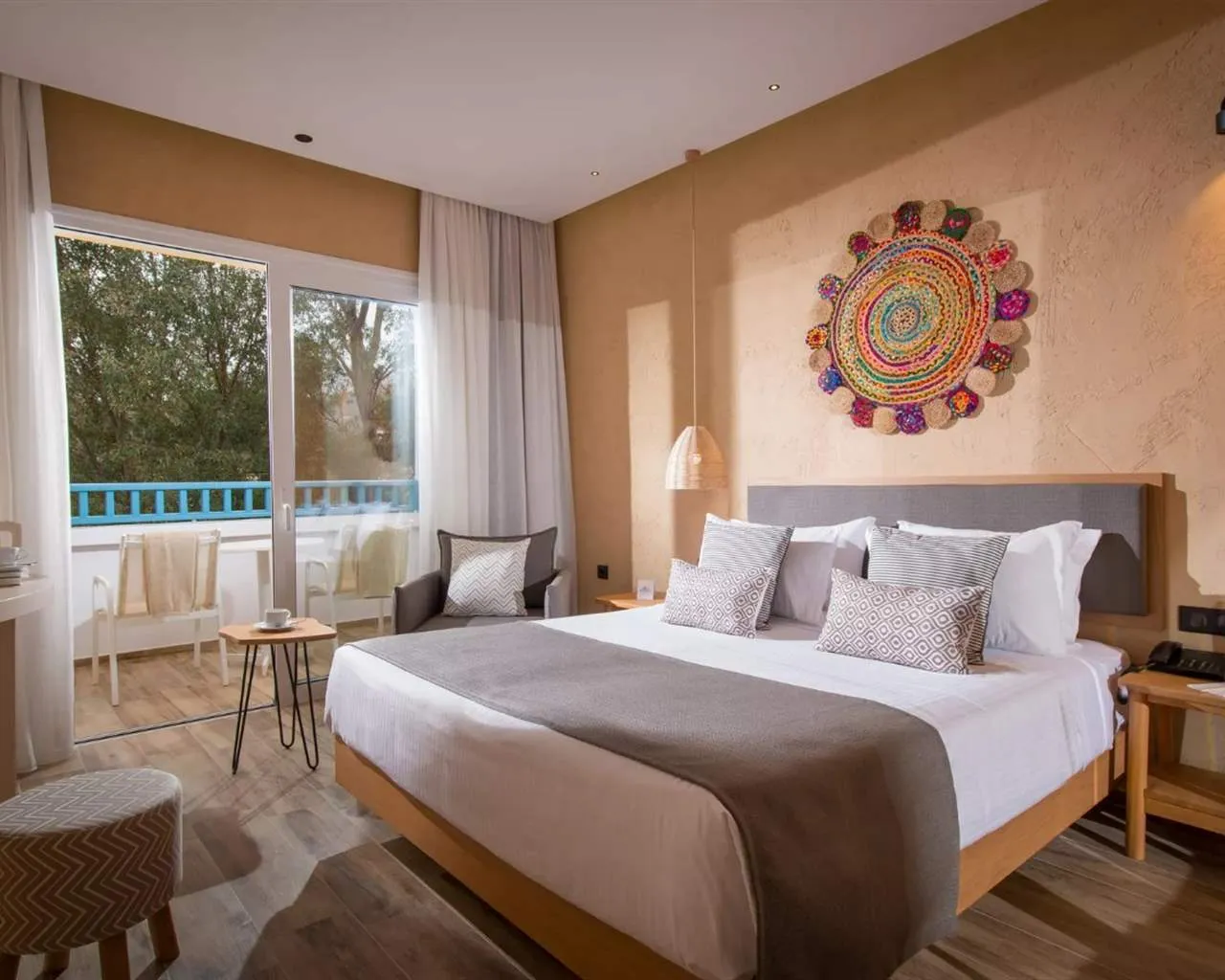 Fodele Beach and Waterpark Holiday Resort, Fodele, Grčka — Double for Single Use Garden View