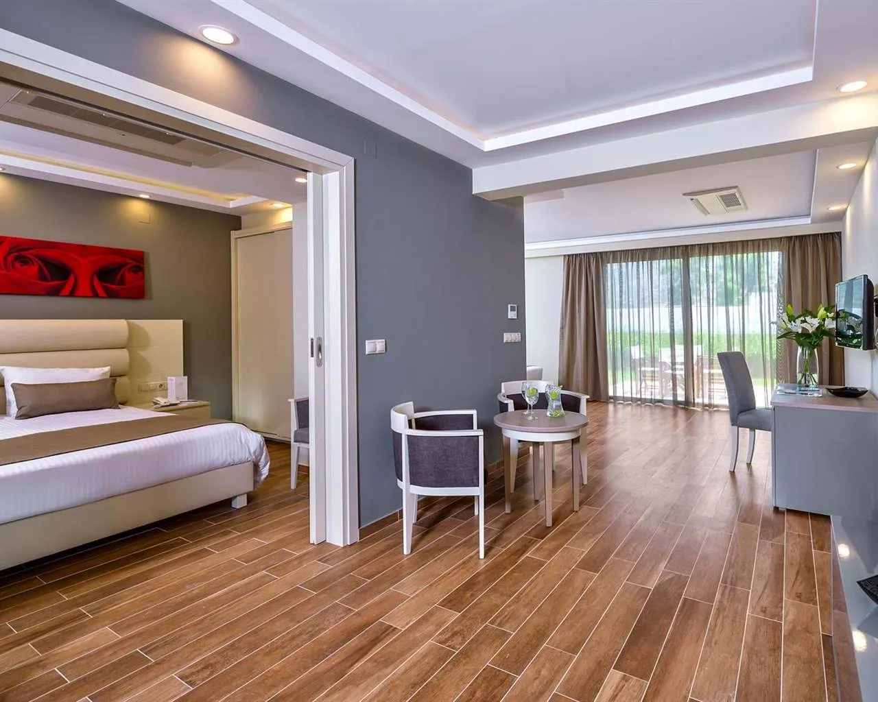 Fodele Beach and Waterpark Holiday Resort, Fodele, Grčka — Family Suite 2 Bathroom