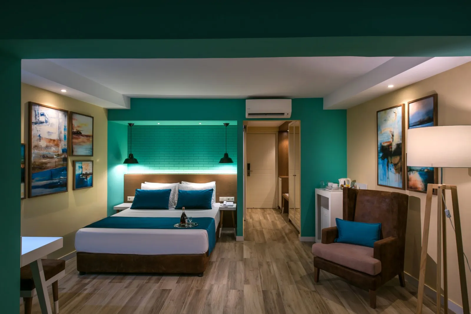 Fodele Beach and Waterpark Holiday Resort, Fodele, Grčka — Vintage Room