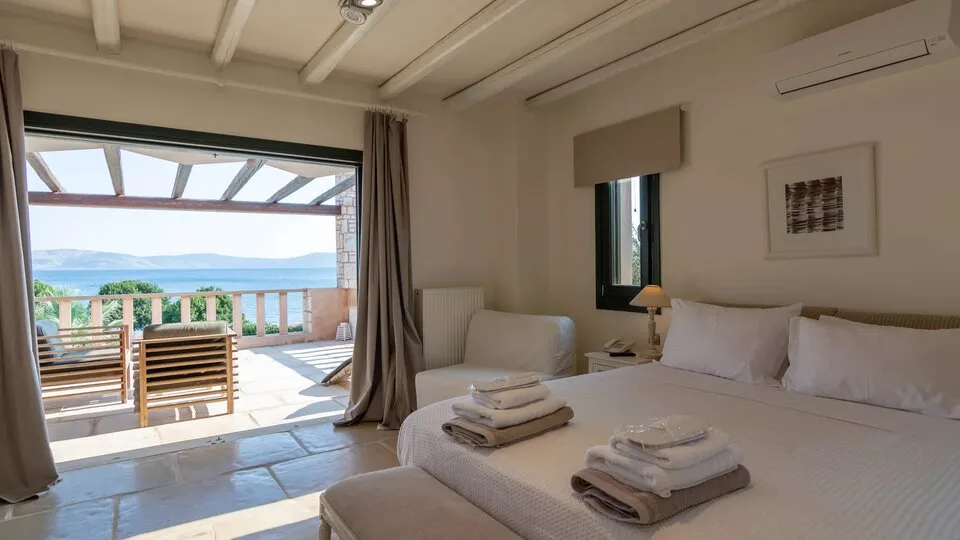 ThermaeSea Luxury Lodge, Termisija, Grčka — Suite with Sea View & Balcony