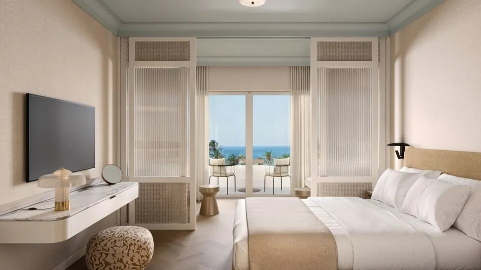 Louis Imperial Island, Geroskipou, Pafos, Kipar — Superior Family Sea View with Sliding Doors