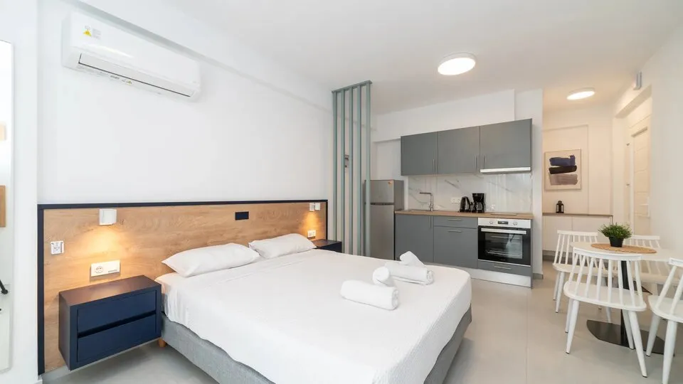 Antigone Residential Complex, Paralia Ofrinio, Grčka — Studio Apartment