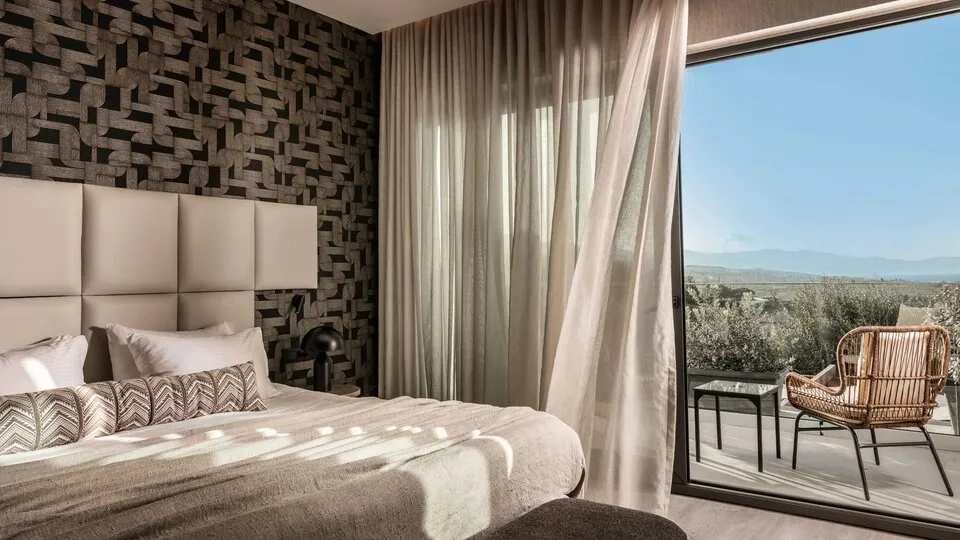 Elegance Luxury Executive Suites, Tragaki, Grčka — Executive Suite with Sunset View