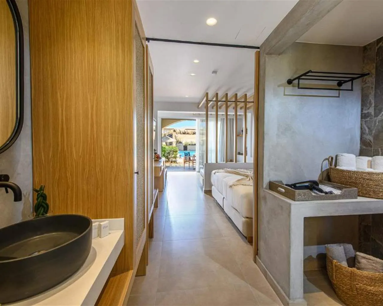 Stella Palace Resort and Spa, Iraklion, Grčka — Family Room Open Plan Garden View