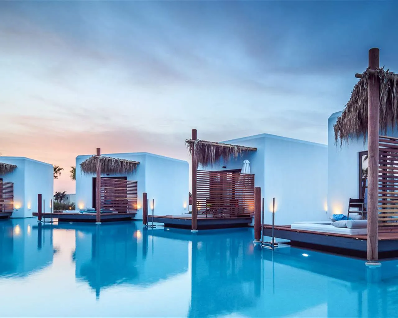 Stella Island Luxury Resort & Spa Adult Only, Guves, Grčka — Bungalow Over Water