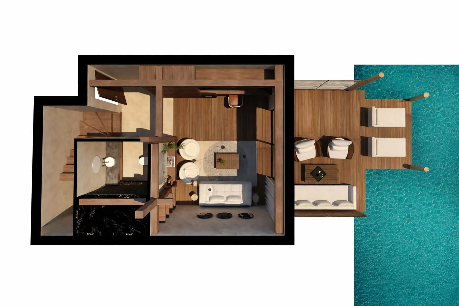 Stella Island Luxury Resort & Spa Adult Only, Guves, Grčka — Swim Up Maisonette