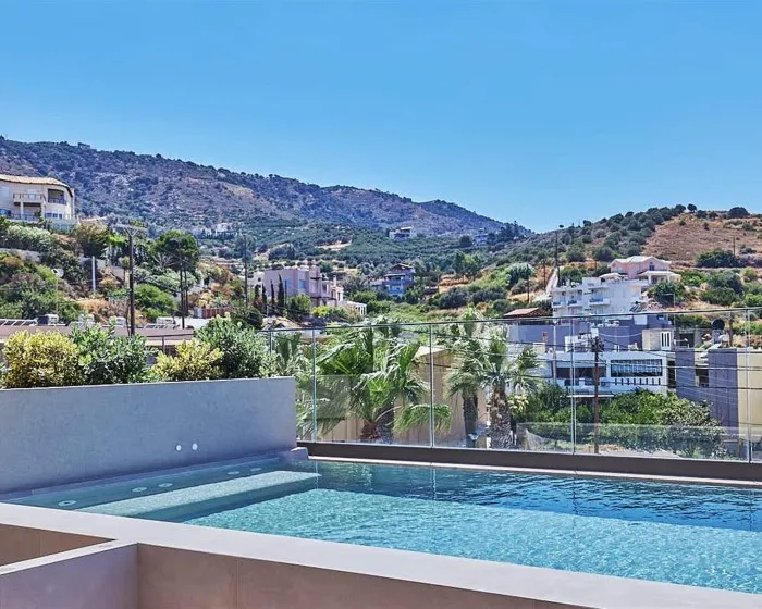 Castello Infinity Suites Adults Only, Ligaria, Grčka — Suite Plunge Pool Aquamarine Mountain View