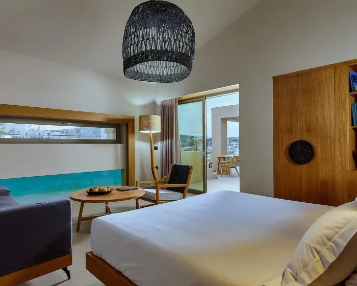 Castello Infinity Suites Adults Only, Ligaria, Grčka — Suite Plunge Pool Emerald VIP Sea View