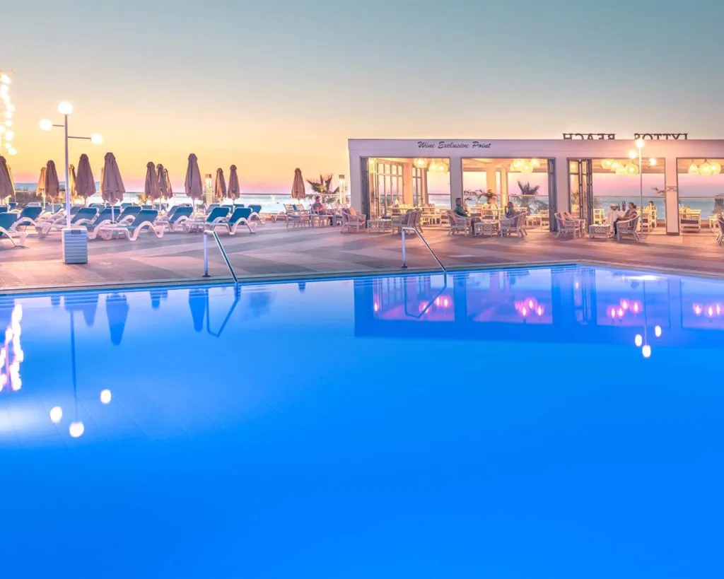 Lyttos Beach Hotel, Guves, Grčka — plaža