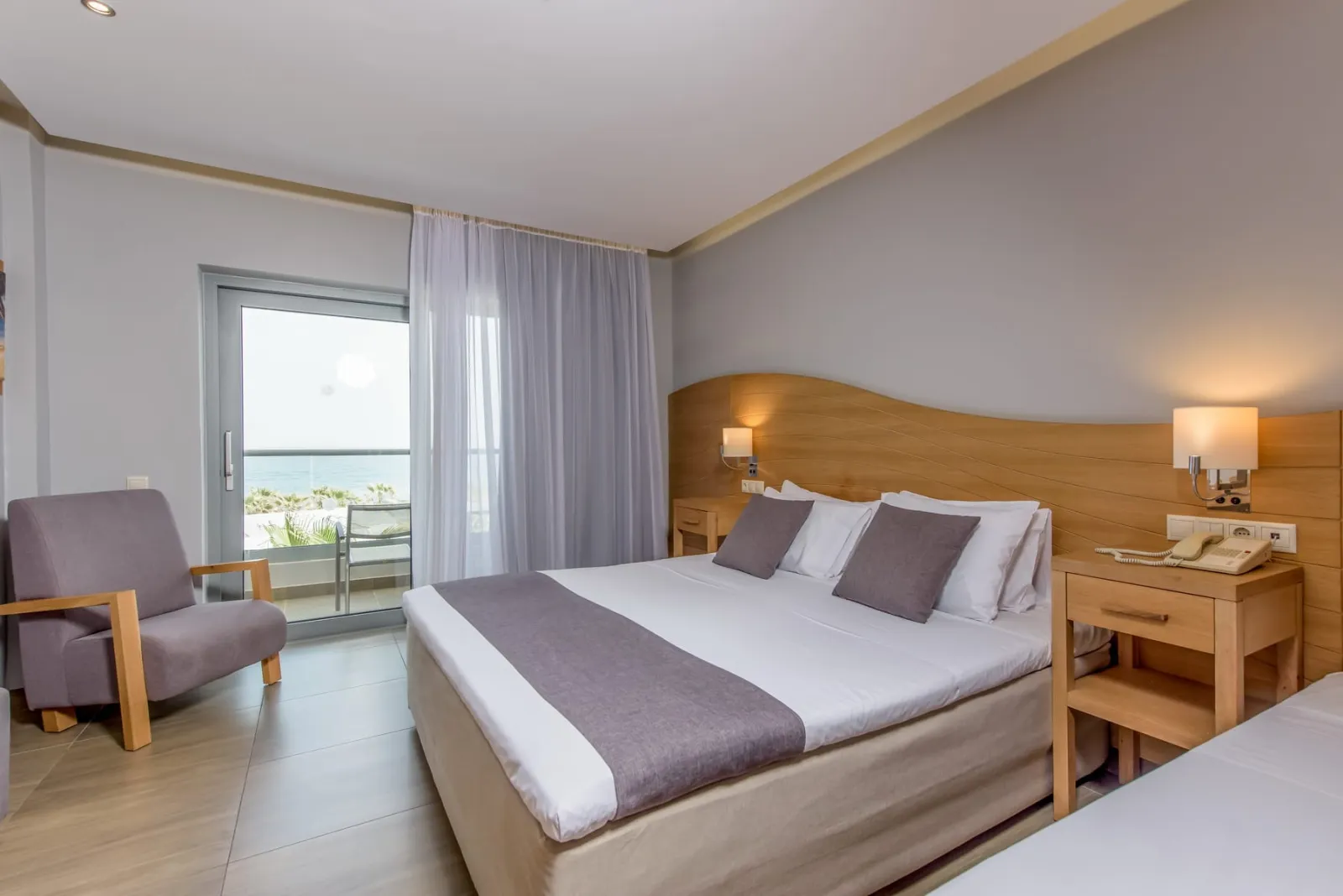 Lyttos Beach Hotel, Guves, Grčka — Double Sea View