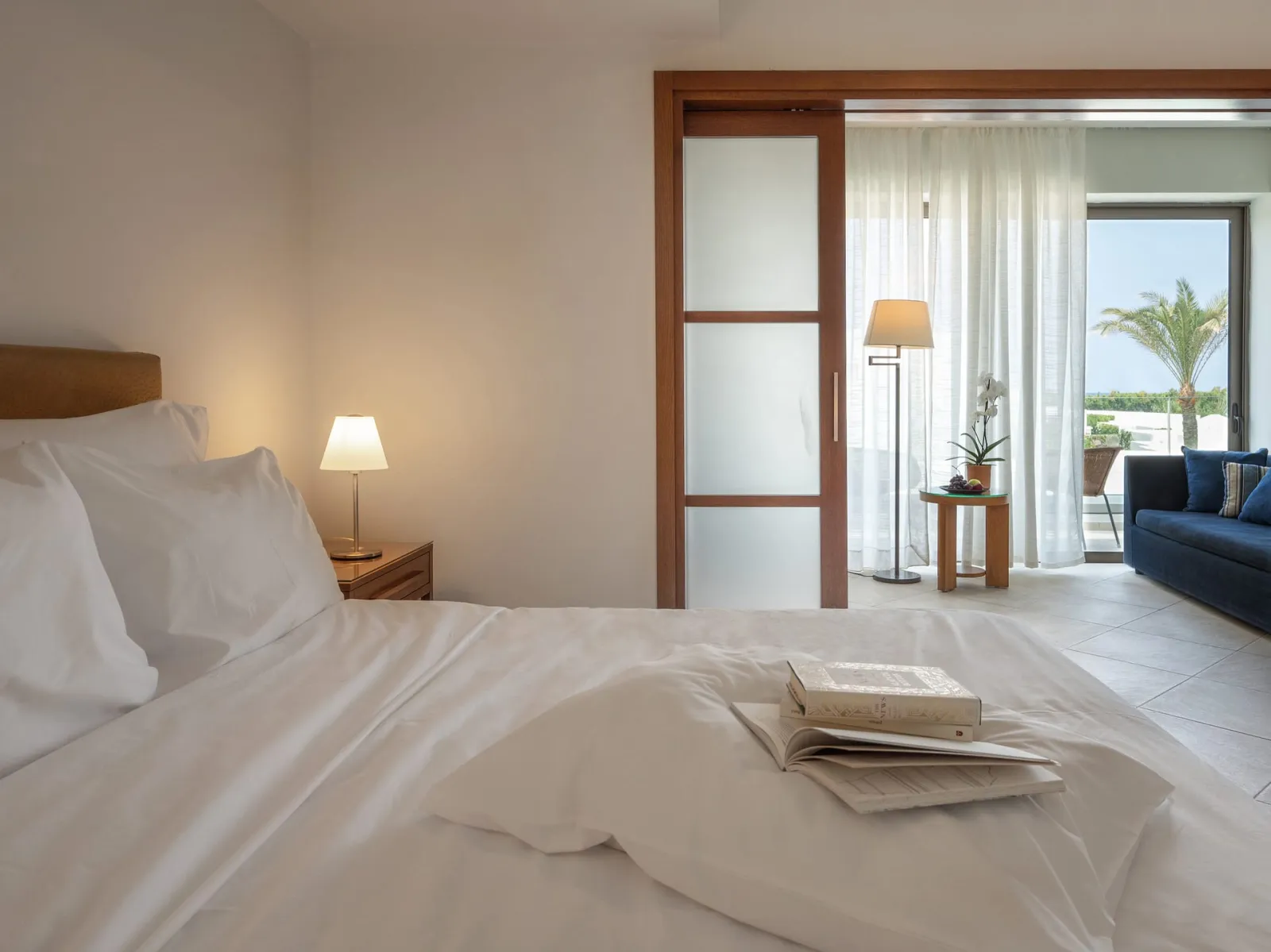 Amirandes a Grecotel Resort to Live, Guves, Grčka — Superior Family Room Side Sea View