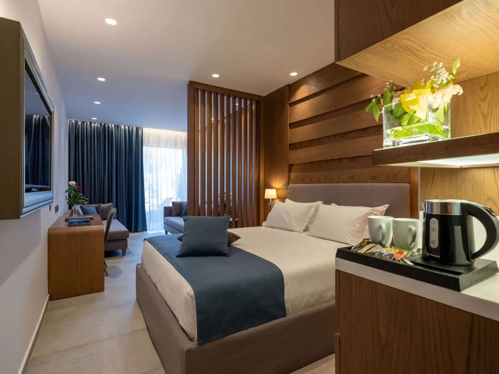 Nana Golden Beach Hotel, Kutulufari, Grčka — Comfort Family room Sea view visually separated children area