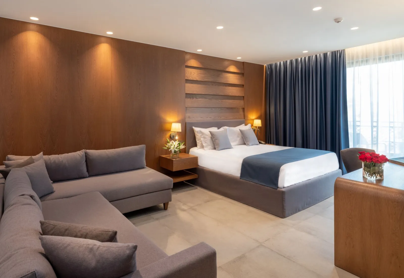 Nana Golden Beach Hotel, Kutulufari, Grčka — Luxury Family room open plan Sea Front