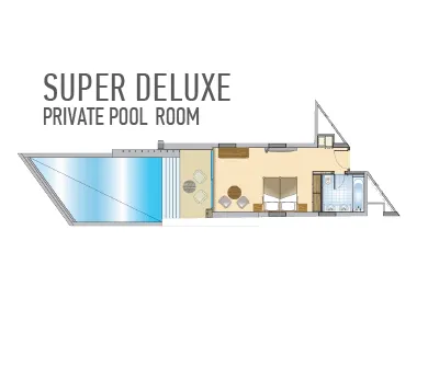 Adams Beach Hotel, Aja Napa, Kipar — Super Deluxe Private Pool