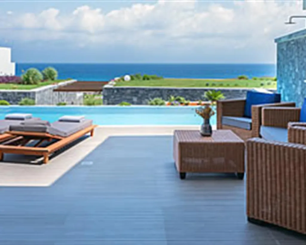 Nana Princess Suites Villas & Spa, Kutulufari, Grčka — Junior Suite  Deluxe Private Heated Pool for Single use /Suites Collection Pool Front Sea View