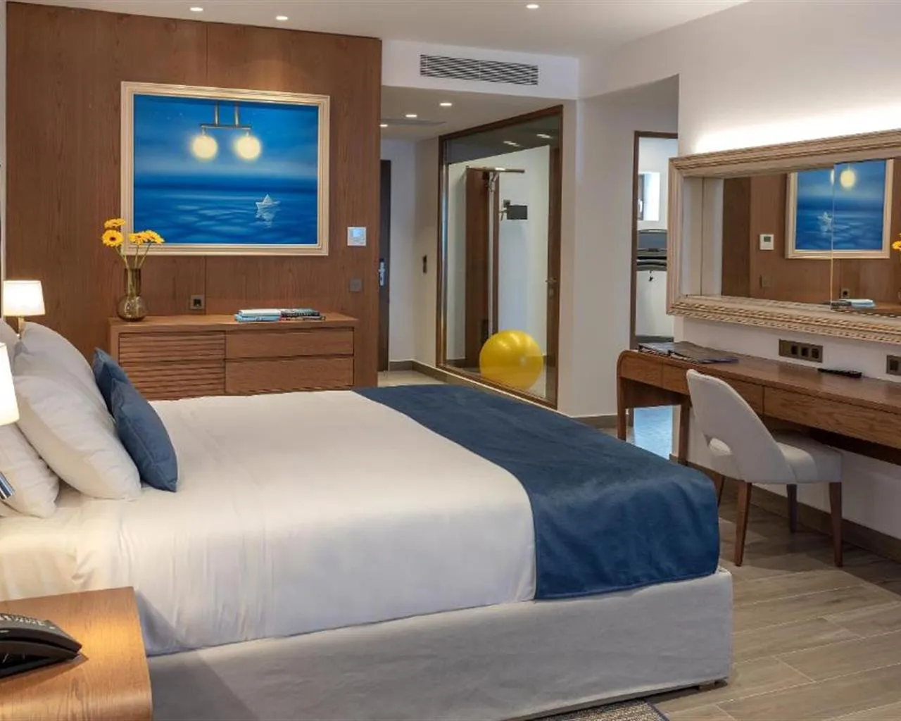 Nana Princess Suites Villas & Spa, Kutulufari, Grčka — Suite Outdoor Heated Whirlpool & Gym Aqua Marine /Suites Collection Water Front