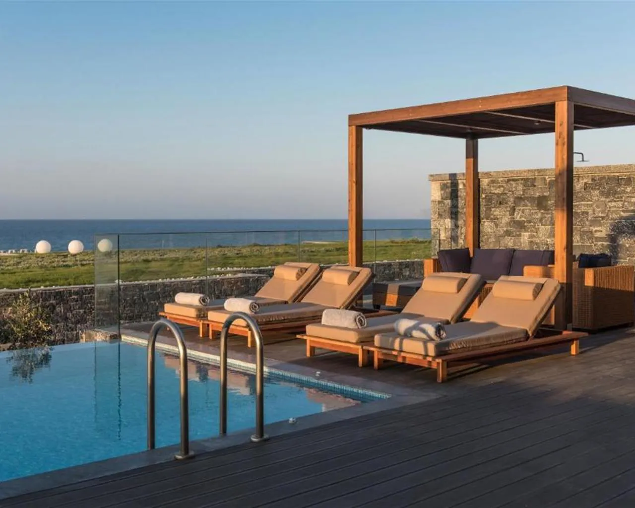 Nana Princess Suites Villas & Spa, Kutulufari, Grčka — Villa 2 BedRoom Princess Luxury Private Heated Pool /Unique Villas Experience Sea View