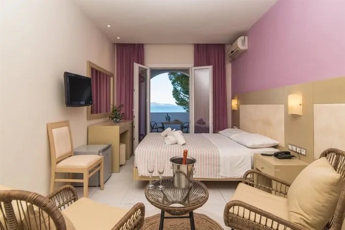 Porto Koukla Beach Hotel, Porto Koukla, Lithakia, Grčka — Double Room Sea View
