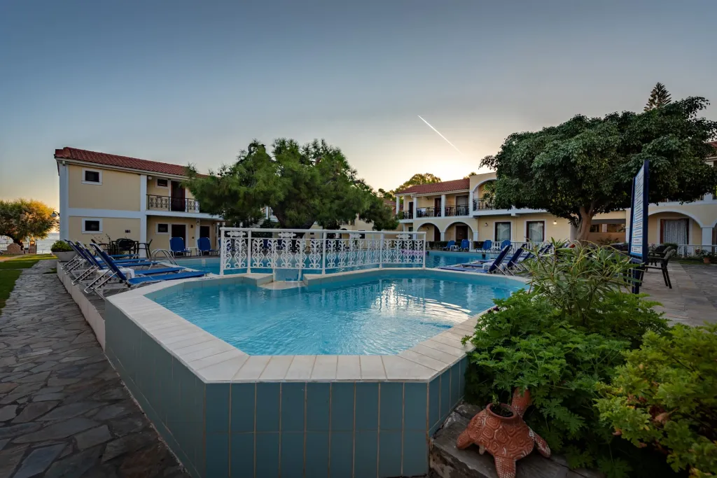 Iliessa Beach Hotel, Argasi, Grčka — plaža