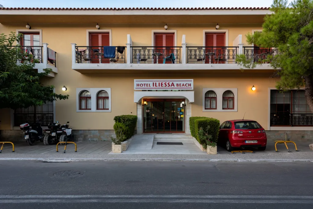 Iliessa Beach Hotel, Argasi, Grčka — plaža
