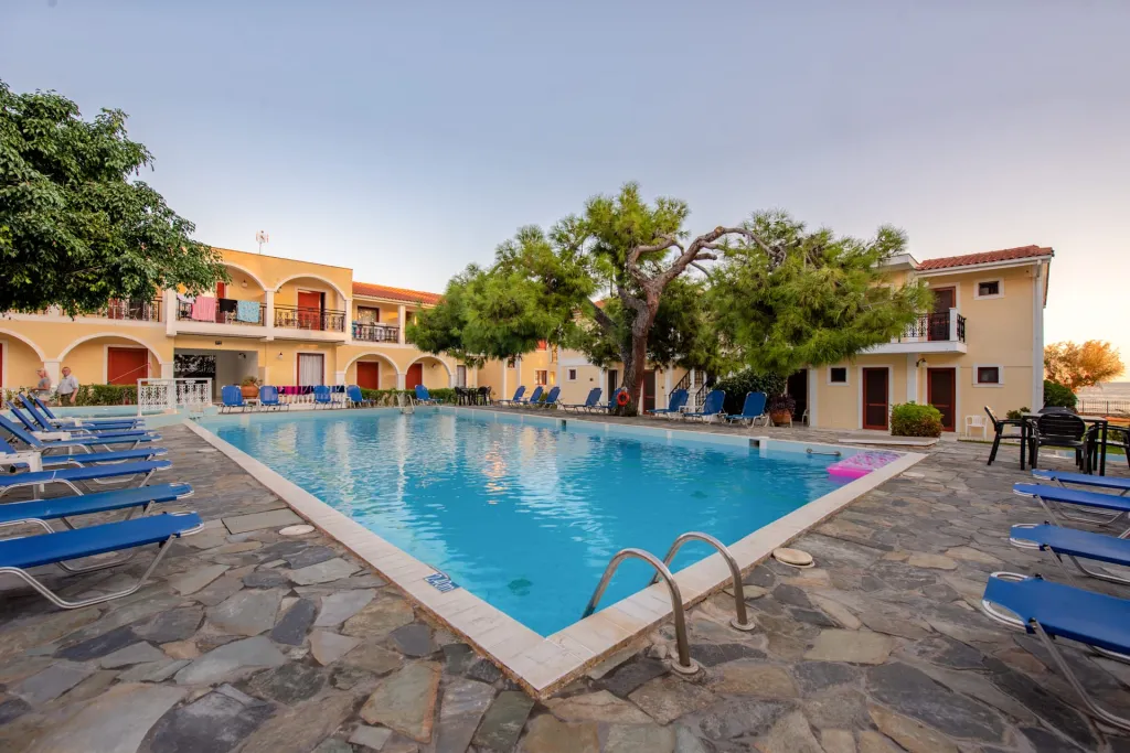 Iliessa Beach Hotel, Argasi, Grčka — plaža