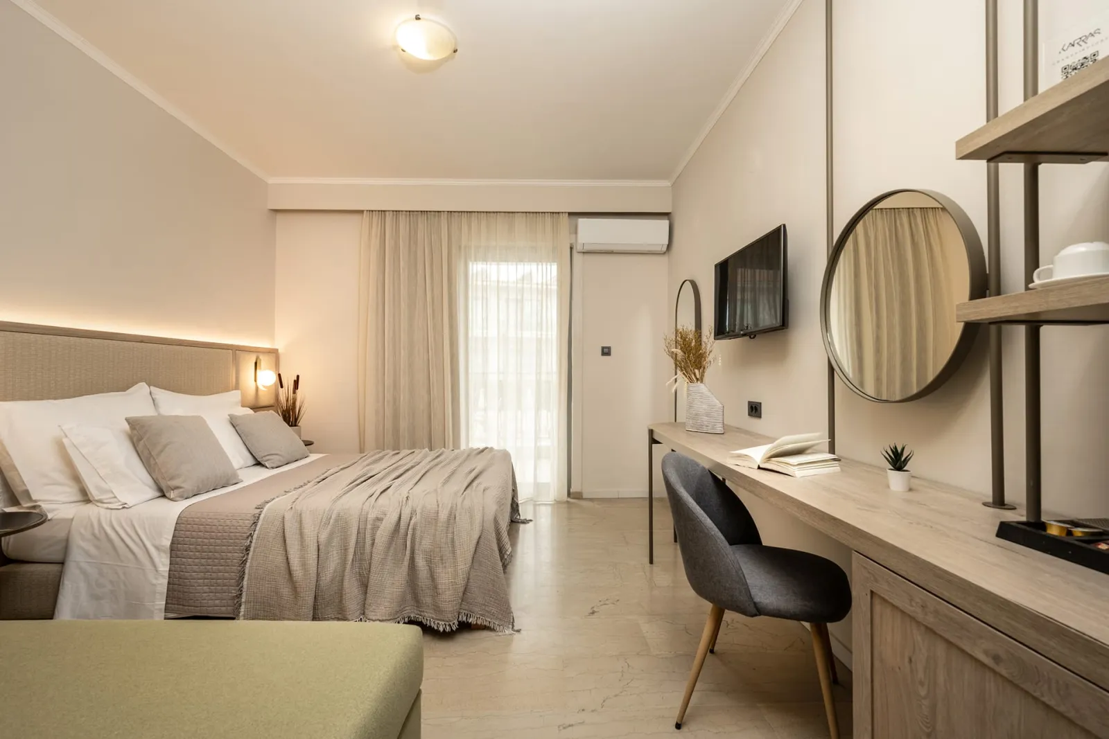 Karras Grande Resort Zakynthos, Planos / Tsilivi, Grčka — Standard Double or Twin Garden View (3pax)